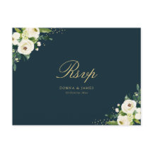 Boda floral de marfil RSVP