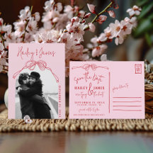 Boda fotográfica de la curva de la mano dibujada p