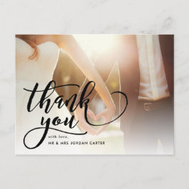 Postal Boda fotográfico completo de guiones caprichosos g