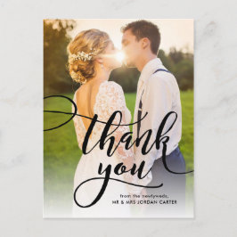 Postal Boda fotográfico completo de guiones caprichosos g