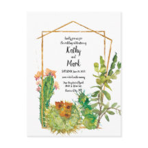 Boda geométrico de cactus del desierto en floració