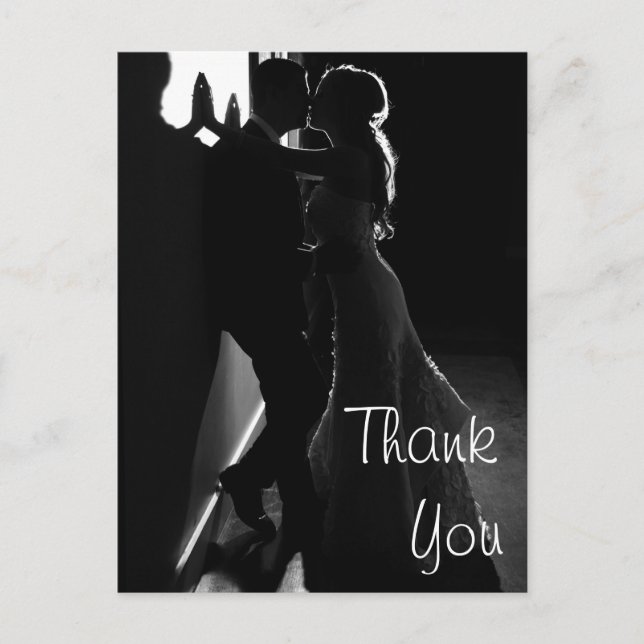 Postal Boda Gracias Cartas (Anverso)