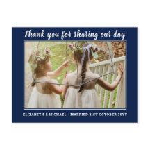 Boda Gracias Cartas con foto digital virtual