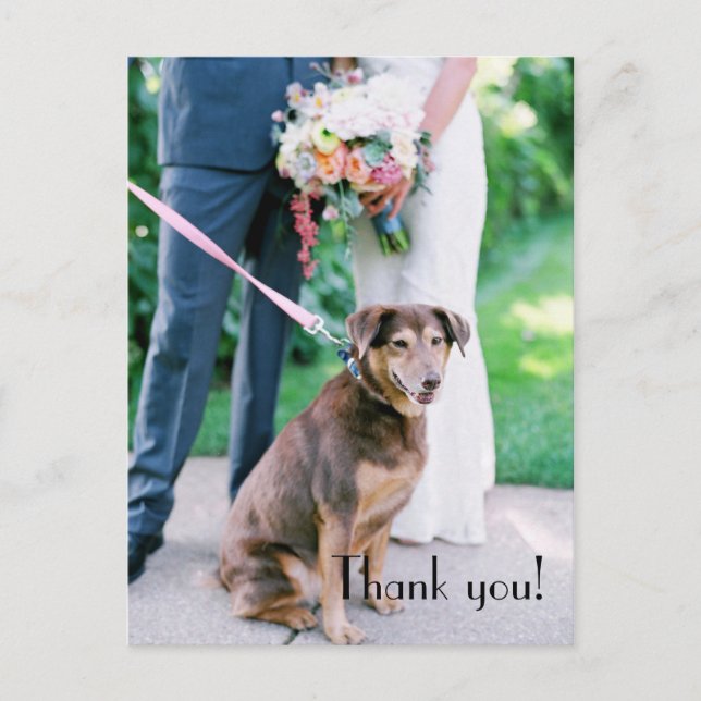 Postal Boda Gracias Postcard (Anverso)