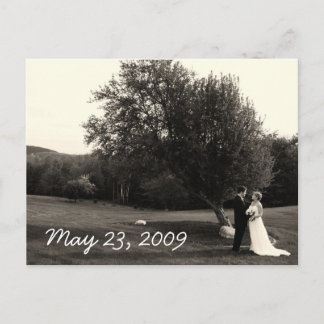 Postal Boda Gracias Postcard