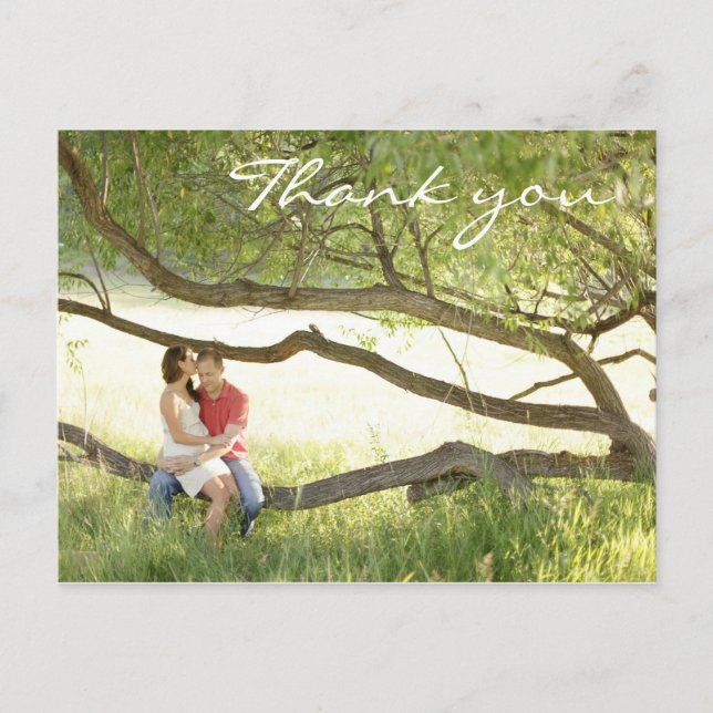 Postal Boda Gracias Postcard (Anverso)