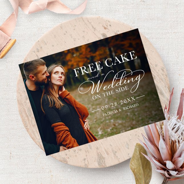 Postal Boda Gratuita De Pasteles, Salve La Fecha Foto Com (Subido por el creador)