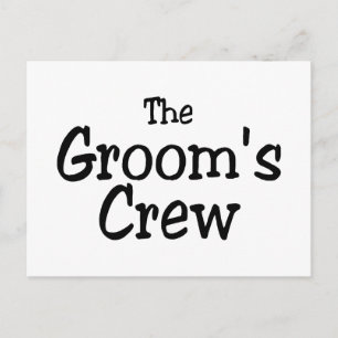 Postal Boda Grooms Crew