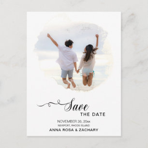 Postal *~* BODA GUARDAR LA FECHA  Sitio web QR IMAGEN AR6