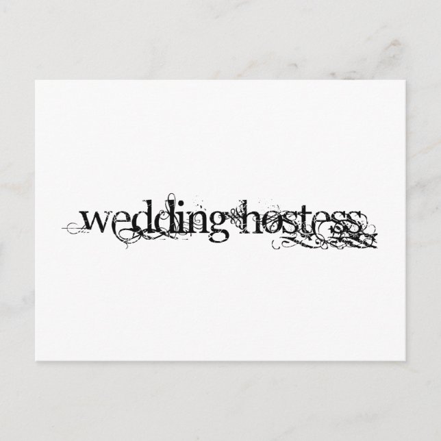 Postal Boda Hostess (Anverso)