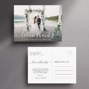 Postal Boda moderno, gracias