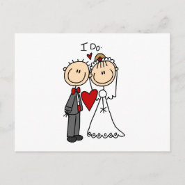 Postal Boda Pareja hago camisetas y regalos