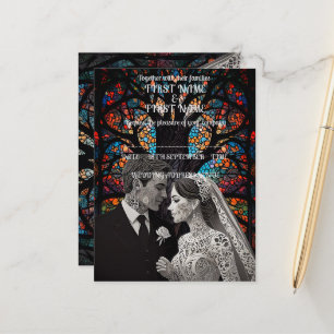 Postal Boda pareja ideas de regalo personalizadas