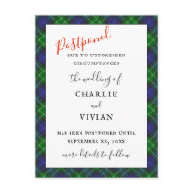 BODA POSPUESTO Abercrombie Clan Tartan Plaid