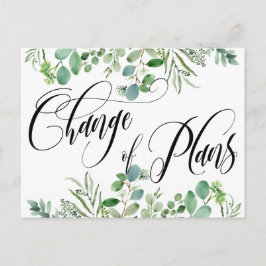 Postal Boda pospuesto de Eucalyptus