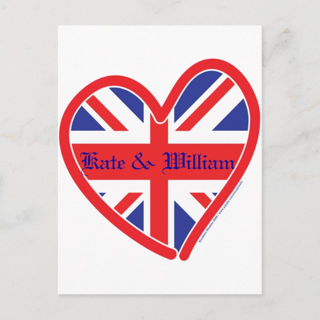 Postal Boda Real/Kate/William (Anverso)