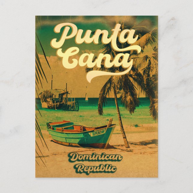 Postal Boda tropical de Punta Cana salva las fechas (Anverso)