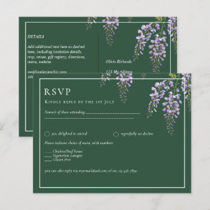 Postal Boda WISTERIA Emerald Green All-in-1