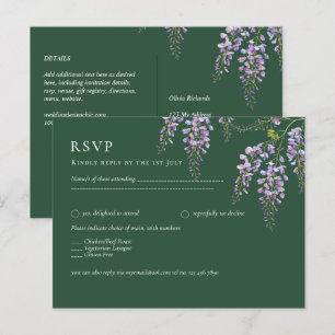 Postal Boda WISTERIA Emerald Green All-in-1