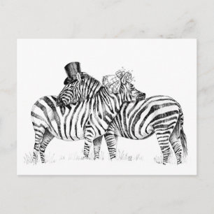 Postal Boda zebras