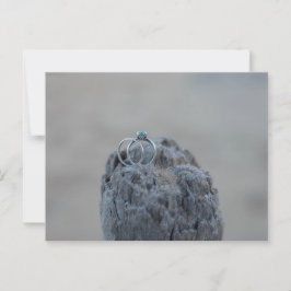 Postal Bodas arden en la playa