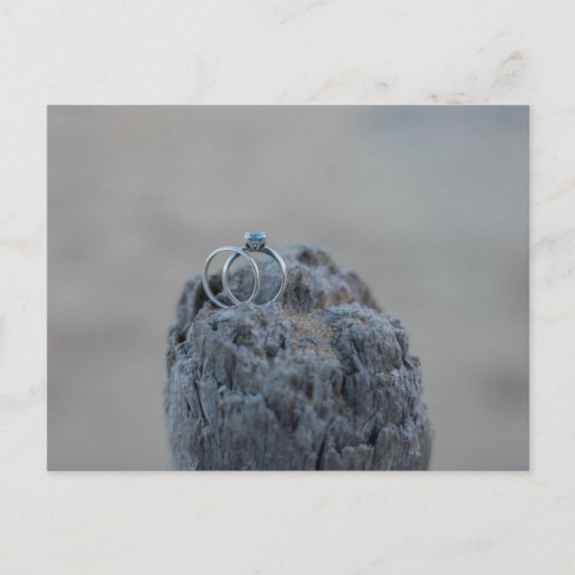 Postal Bodas arden en la playa