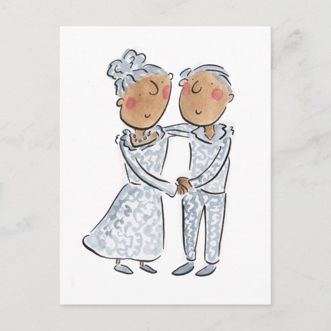 Postal Bodas de plata (Anverso)