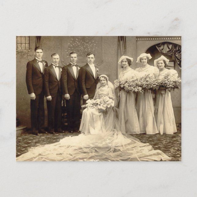 Postal Bodas Vintage (9) (Anverso)