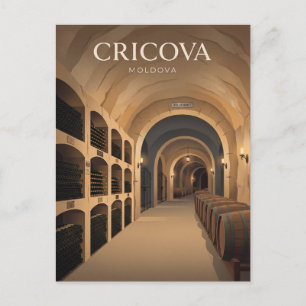 Postal Bodegas de Cricova Moldavia