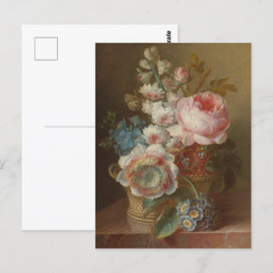 Postal Bodegón con flores – Cornelis van Spaendonck