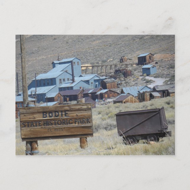 Postal Bodie, CA (Anverso)