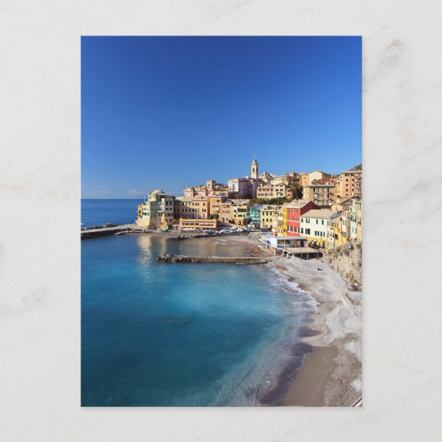 Postal Bogliasco, Liguria, Italia (Anverso)