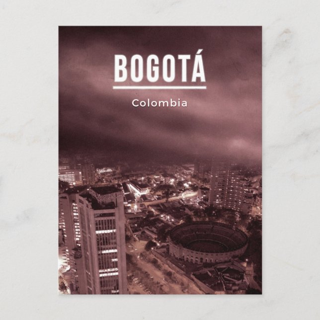 Postal Bogotá, Colombia (Anverso)