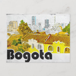 Postal Bogota Colombia Vintage