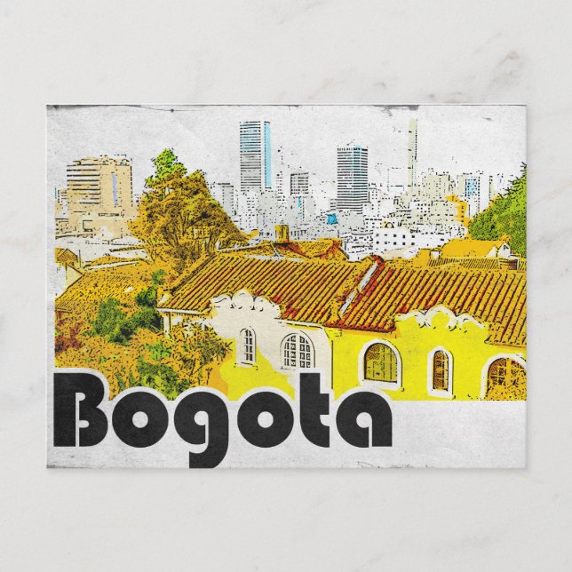 Postal Bogota Colombia Vintage (Anverso)