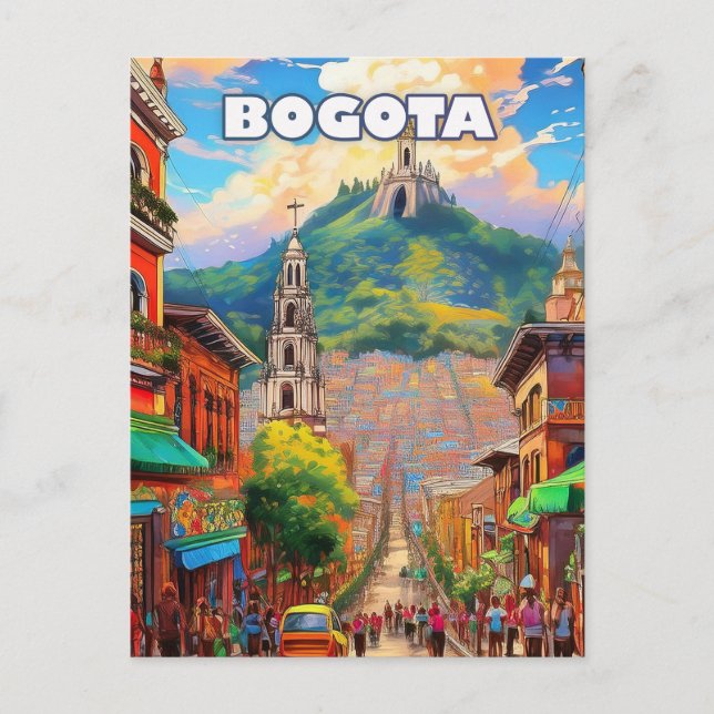 Postal Bogotá, pearl of the Andes (Anverso)