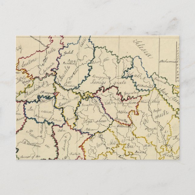 Postal Bohemia, Moravia, Silesia austríaca (Anverso)