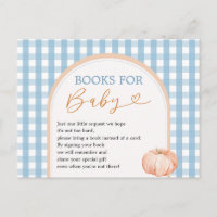 Boho Boho Blue Gingham Books para el bebé