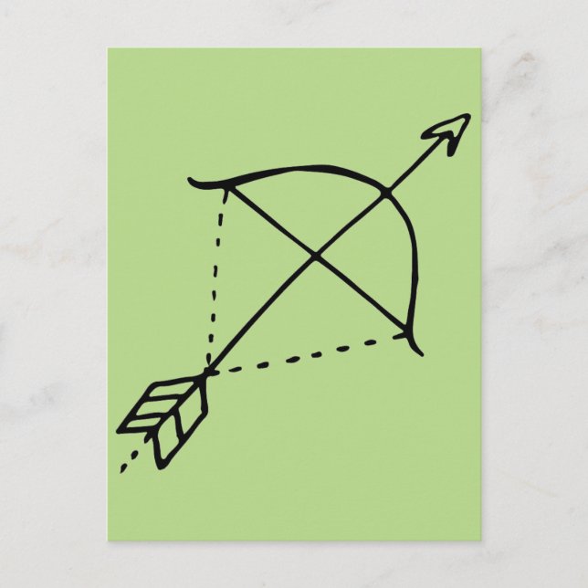 Postal Boho Bow Doodle (Anverso)