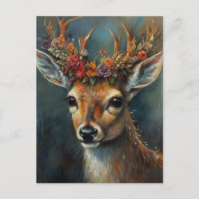Postal Boho Deer (Anverso)