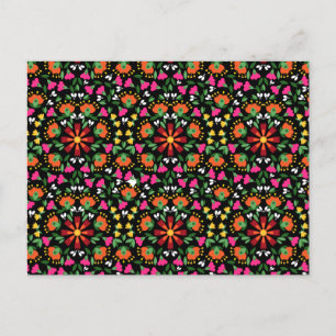Postal Boho Design Negrita Color Floral