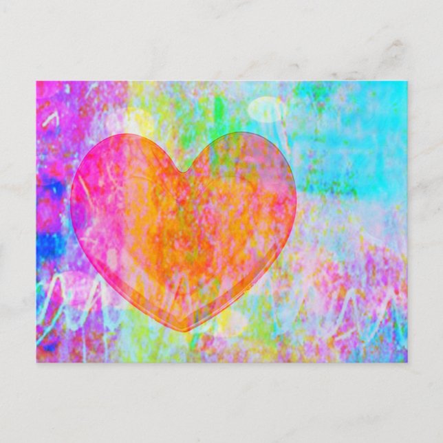 Postal Boho Heart (Anverso)