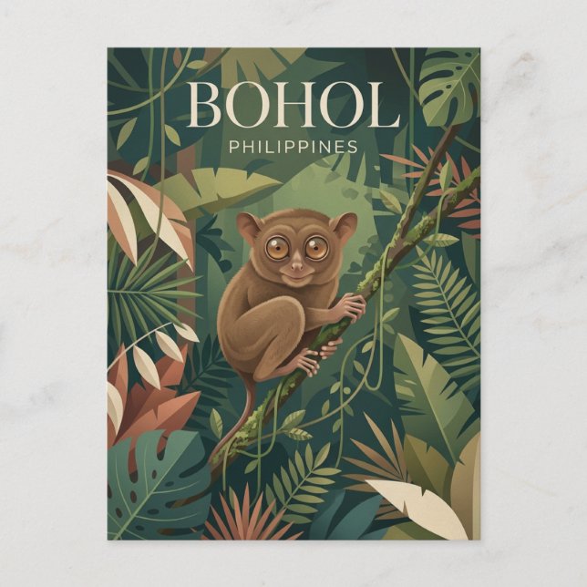 Postal Bohol Filipinas (Anverso)