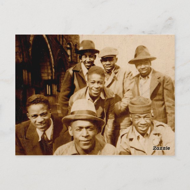 Postal Boicot de los años 1930 del capó RPPC (Reverso)