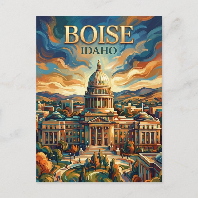 Postal Boise EE. UU. (Anverso)