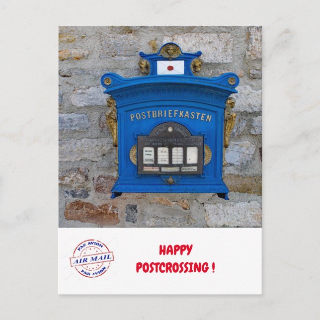 Postal Boîte à lettre Allemagne (Anverso)