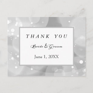 Postal Bokeh monocromático gracias