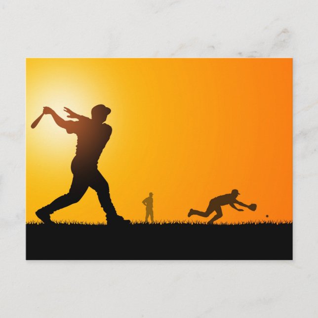 Postal Bola de béisbol (Anverso)