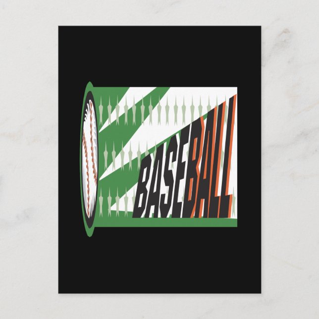 Postal Bola de béisbol (Anverso)