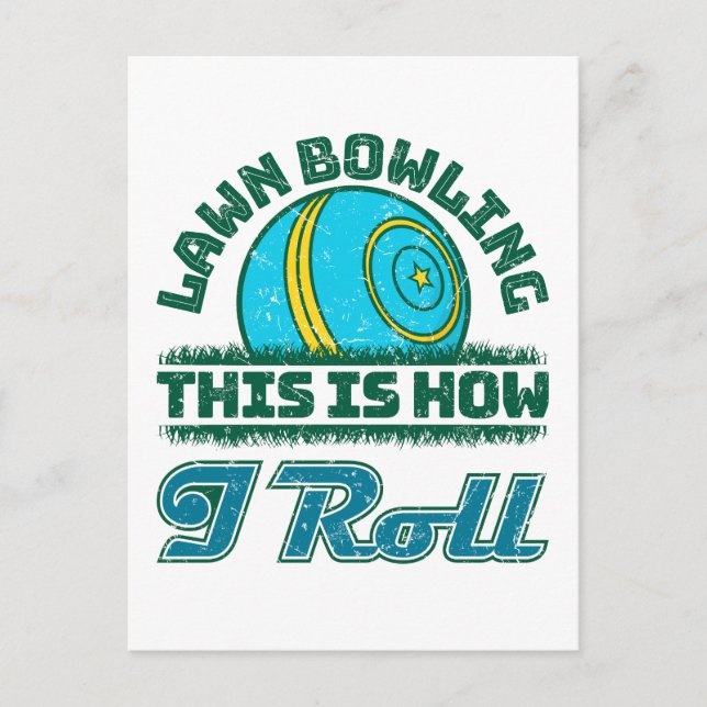 Postal Bola De Césped Así Es Como Me Lanza (Anverso)